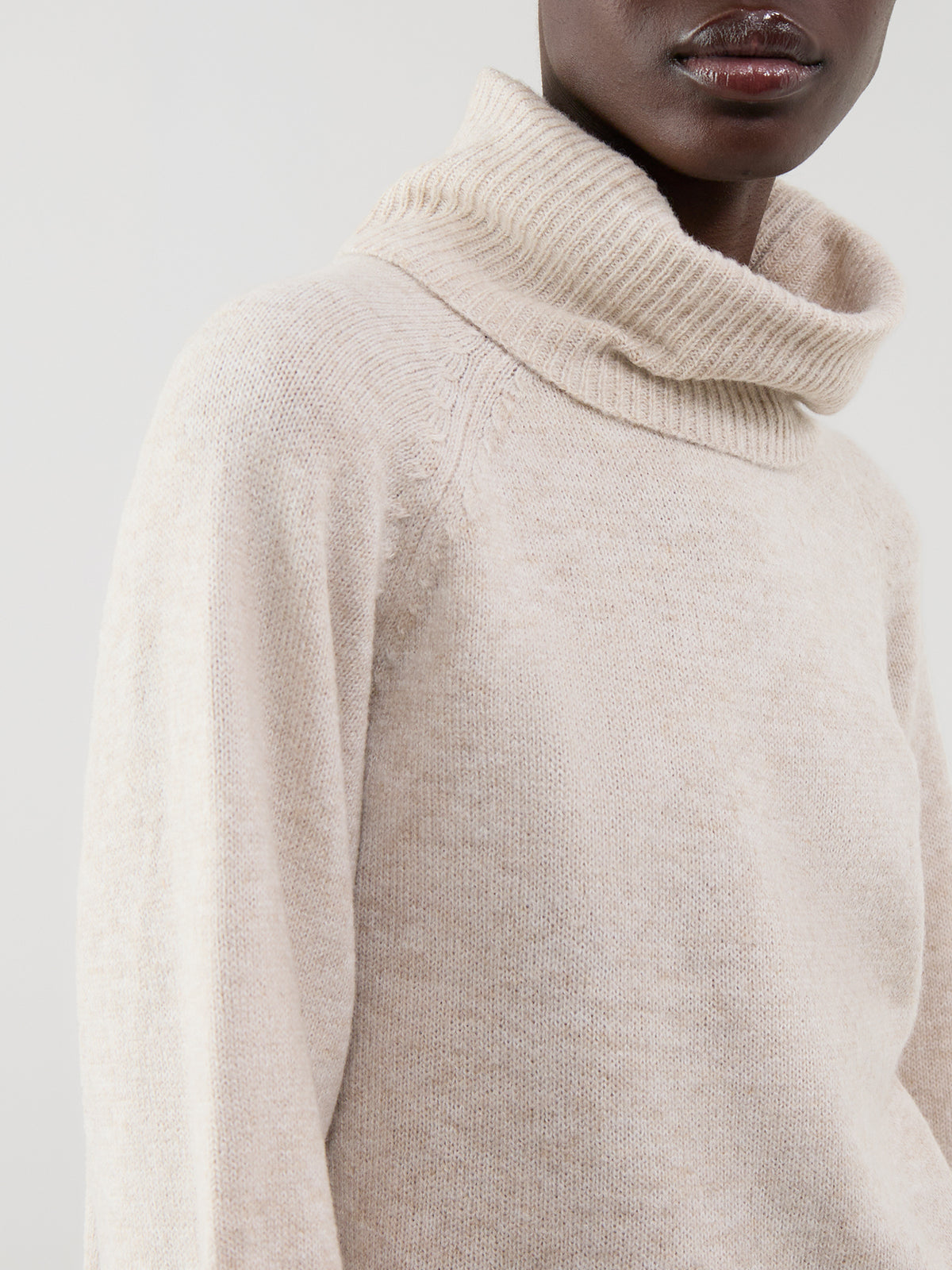 Wool Blend Olivia Roll Neck Jumper