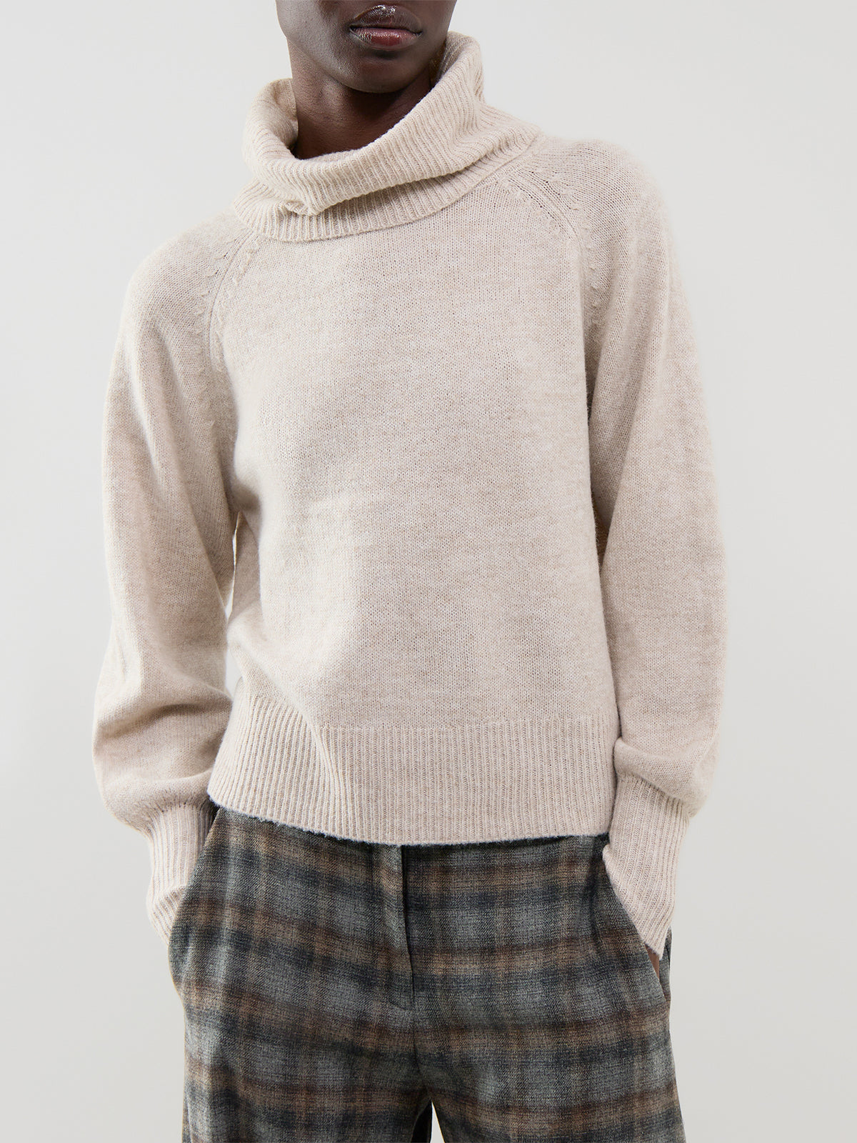 Wool Blend Olivia Roll Neck Jumper