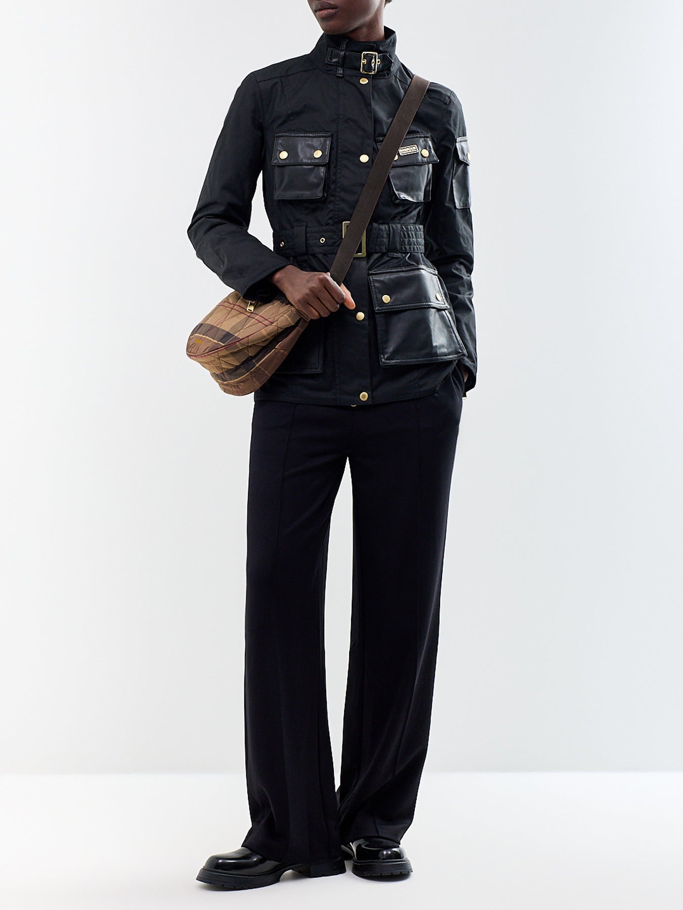 Kemora Wide-Leg Trousers - Black