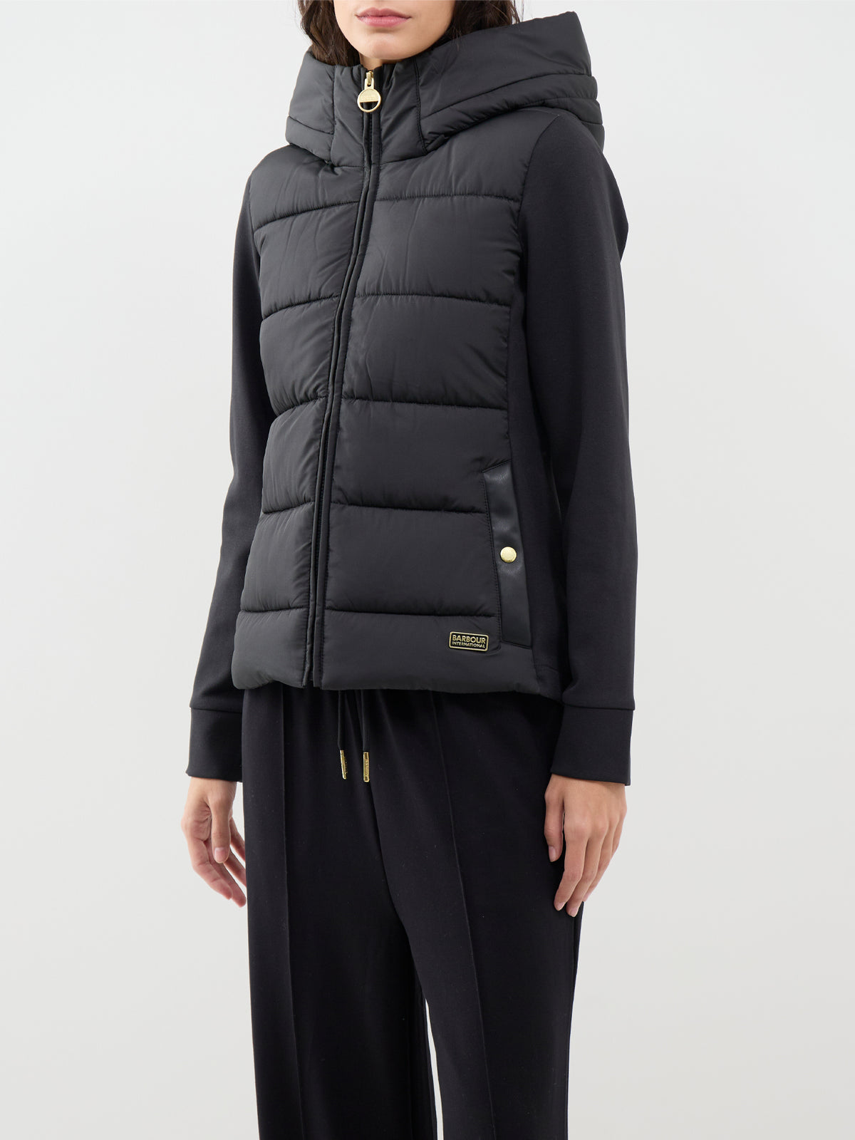 Conway Quilted Sweatshirt - Black