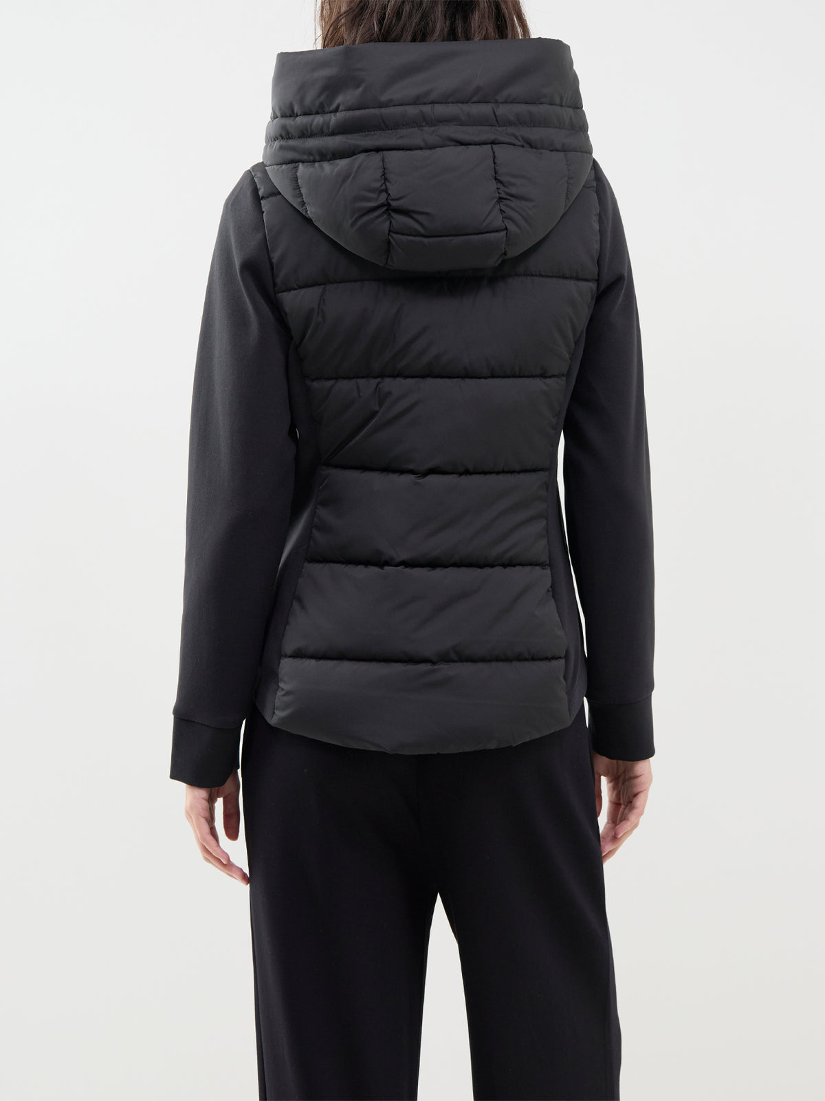 Conway Quilted Sweatshirt - Black