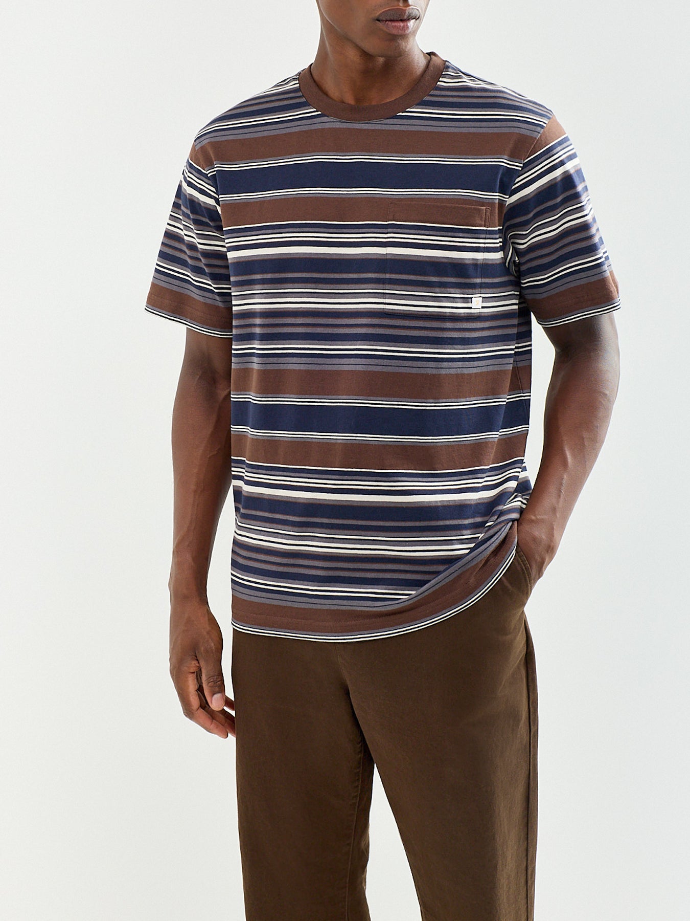 Men's Organic Cotton Griffin Stripe T-Shirt