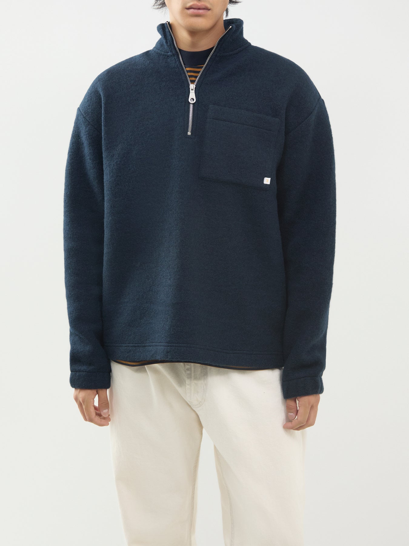 Howard Wool Blend Quarter-Zip Jumper