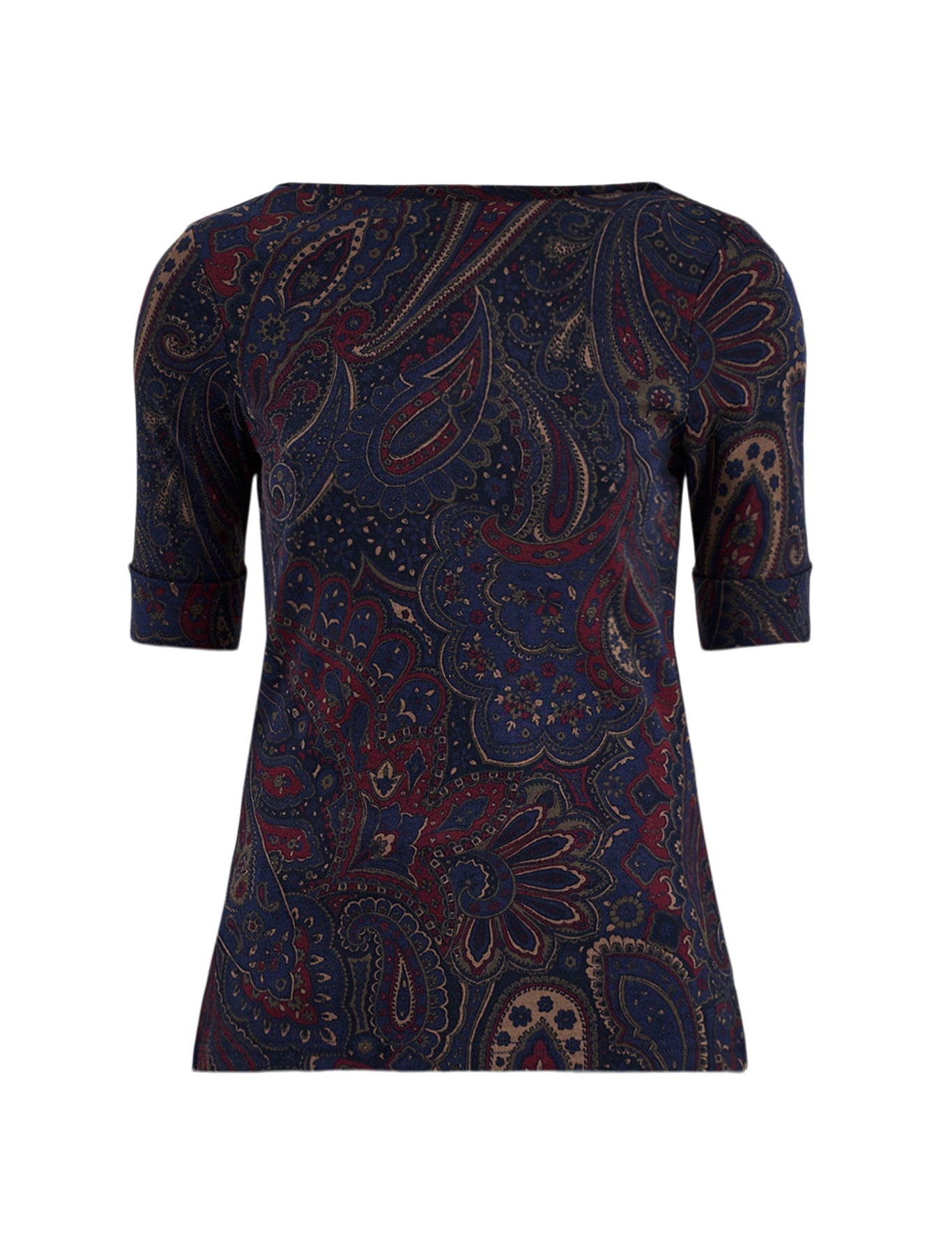 Cotton Blend Knitted T-Shirt