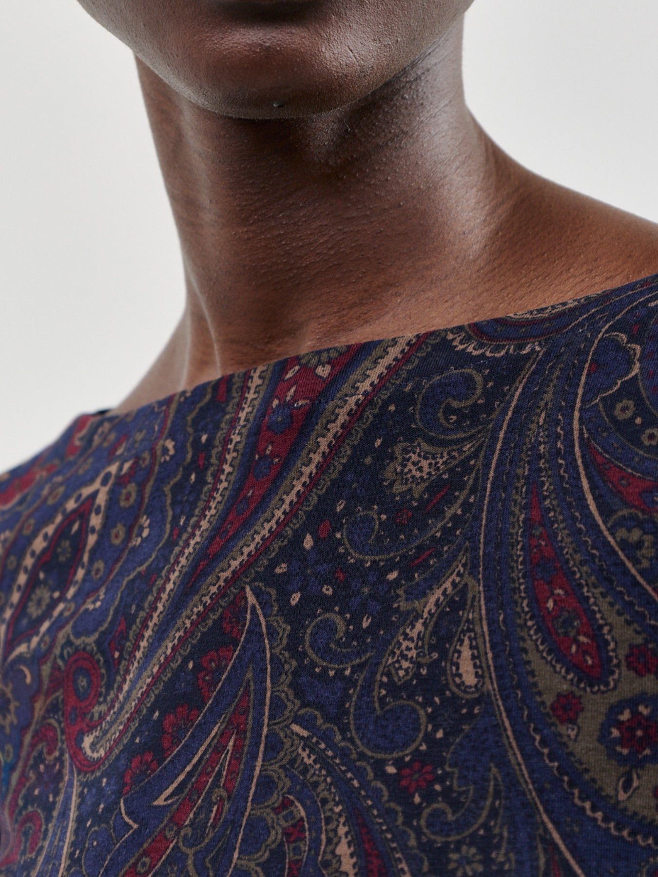Cotton Blend Knitted T-Shirt