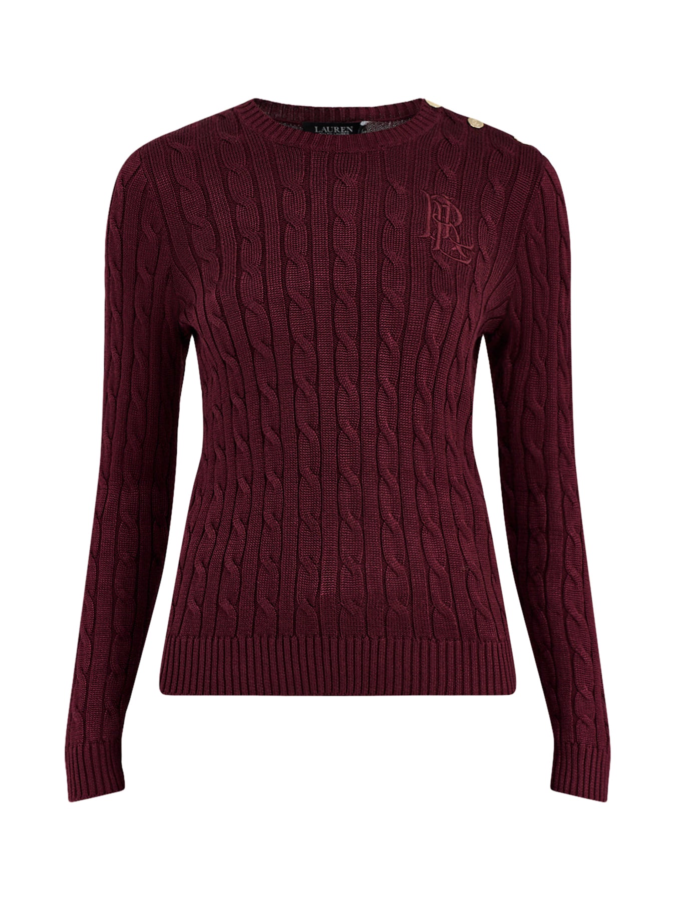 Women's Cotton-Blend Crew Neck Jumper