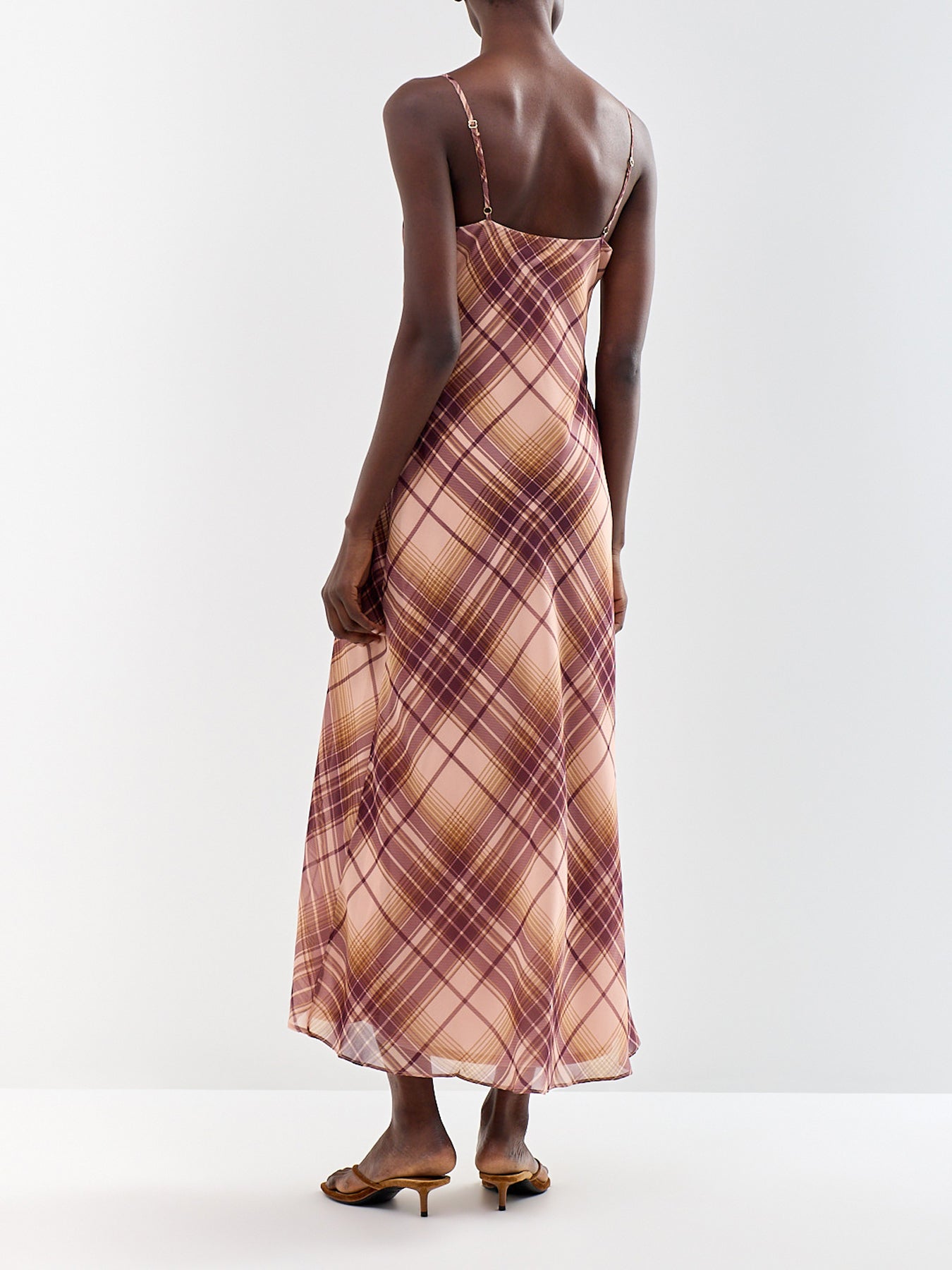 Motsi Viscose Midi Dress Red