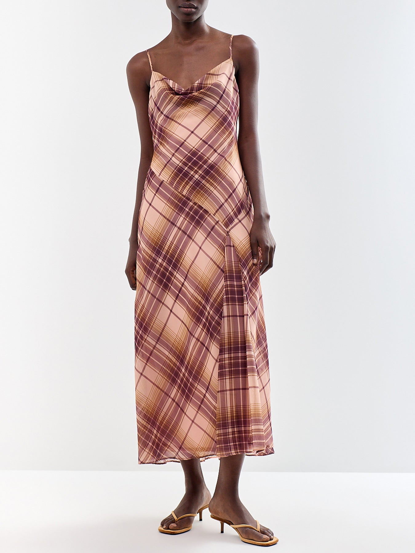 Motsi Viscose Midi Dress Red