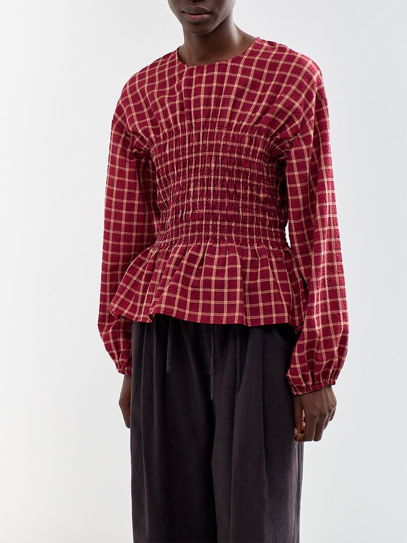 Charlize Blouse Red