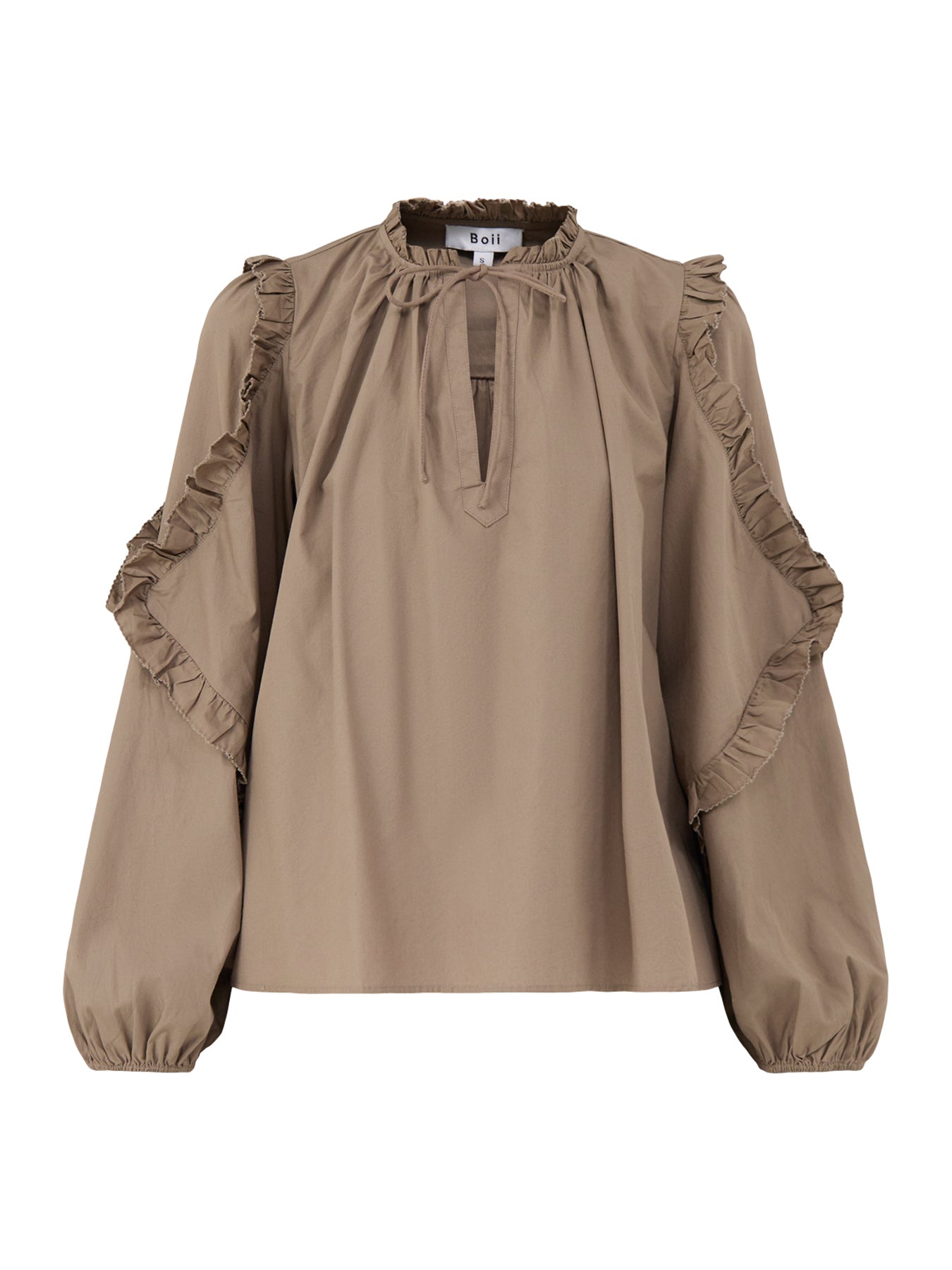 Cotton Vera Blouse - Cold Desert