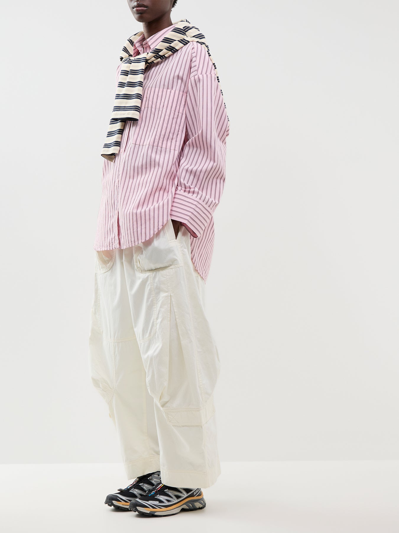 Cotton Fie Stripe Shirt - Lolly Stripe