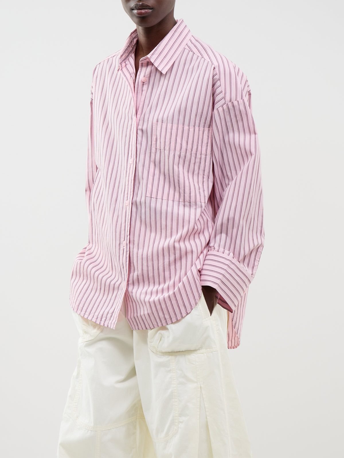Cotton Fie Stripe Shirt - Lolly Stripe