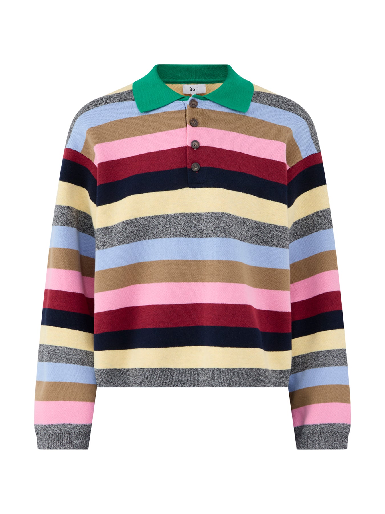 Cotton Jisse Multi Knit Polo Shirt - Multi