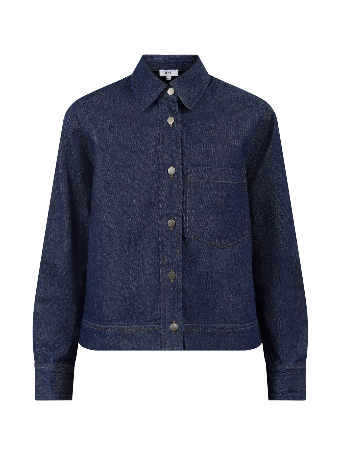 Cotton Tess Denim Jacket - Denim Rinse