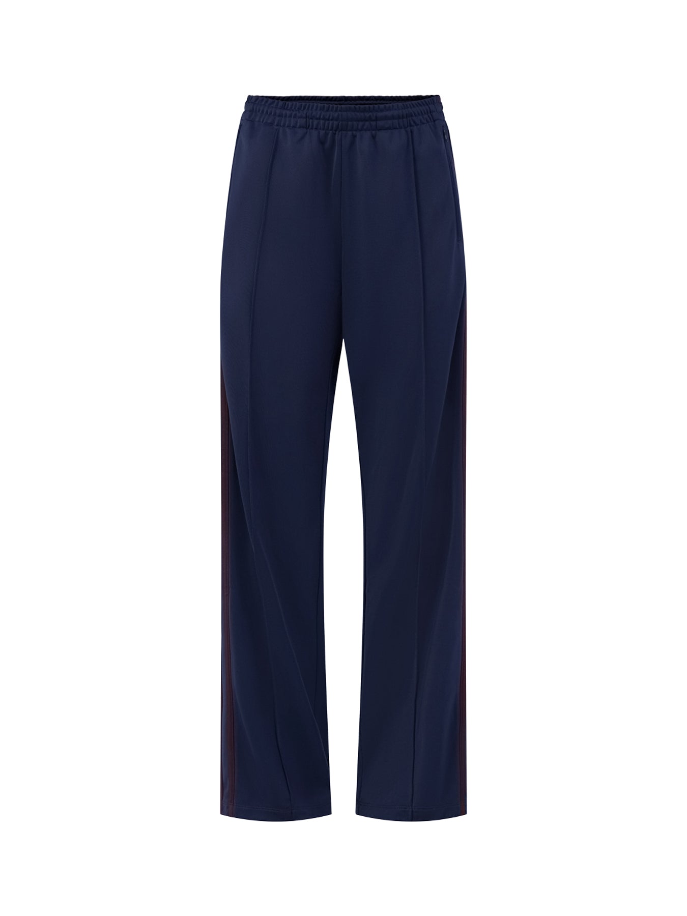 Mia Trousers - Navy & Bordeaux