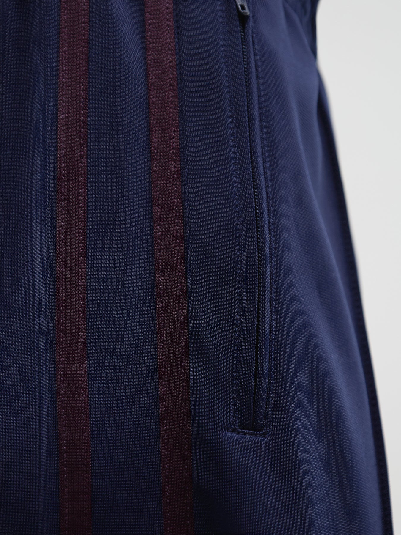 Mia Trousers - Navy & Bordeaux
