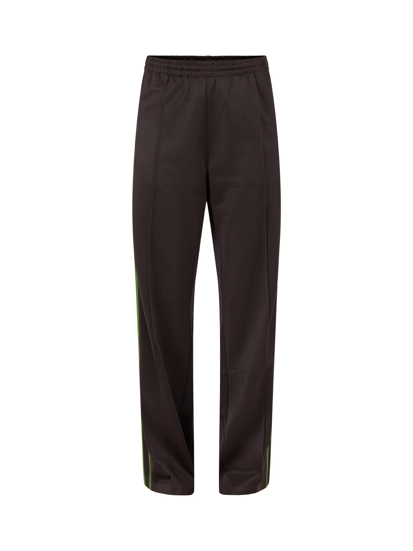 Mia Trousers - Dark Chocolate & Grass Green