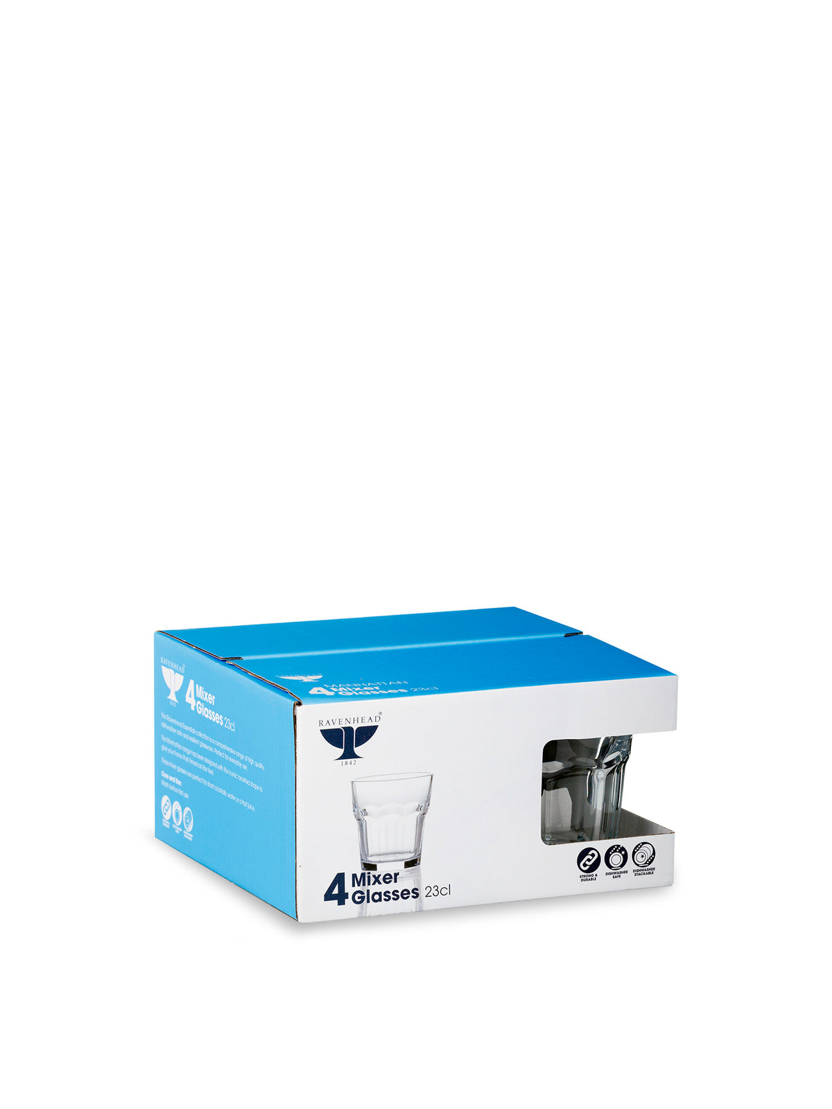 Manhattan Gift Box 4 Mixer Glasses 23cl