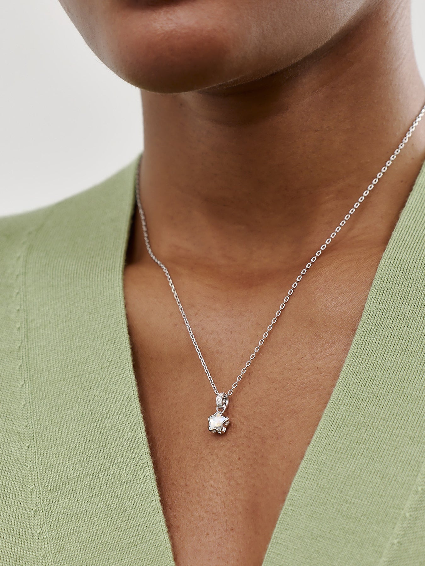 Chroma Silver Pendant Necklace