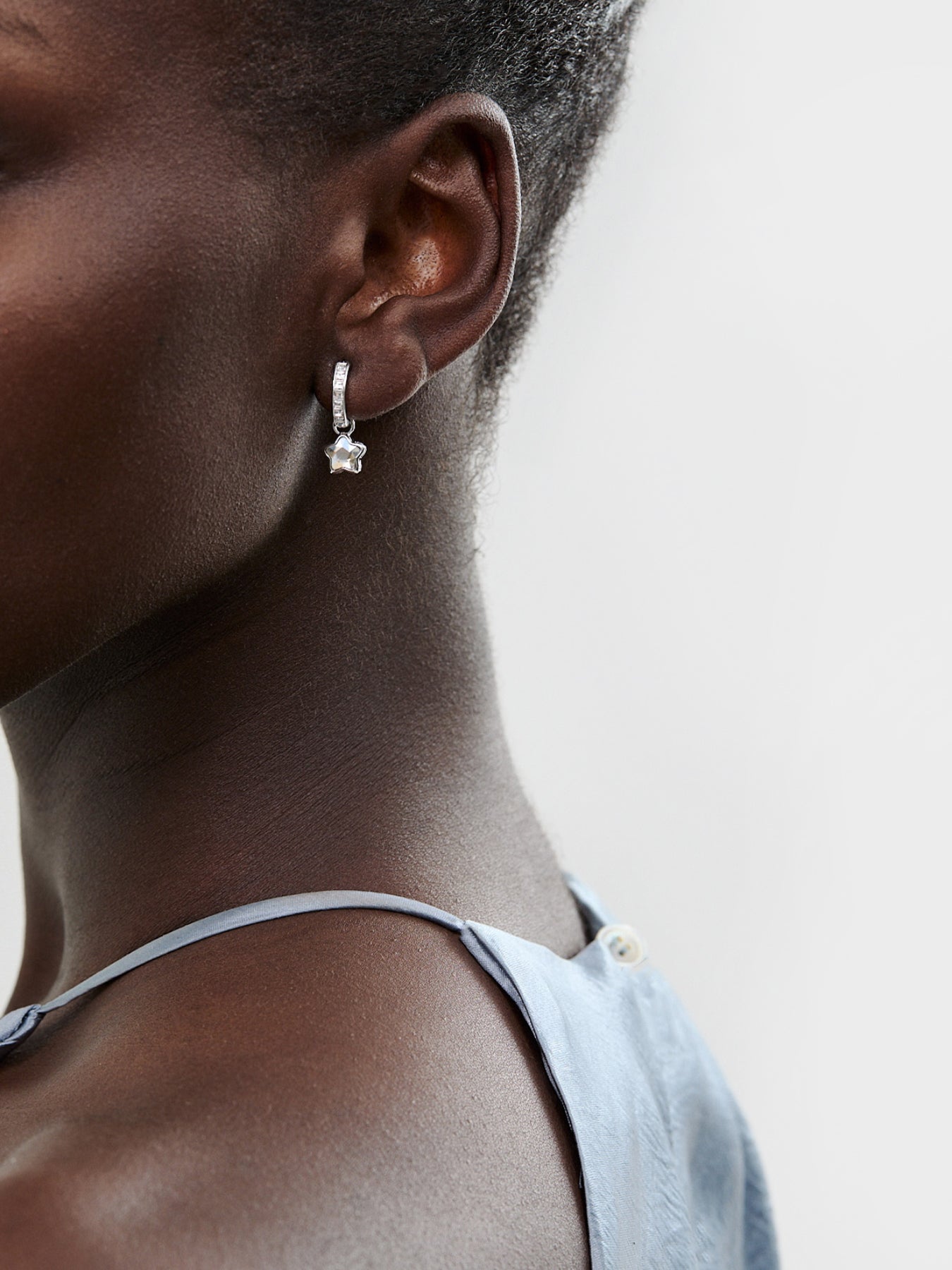 Chroma Silver Hoop Earrings