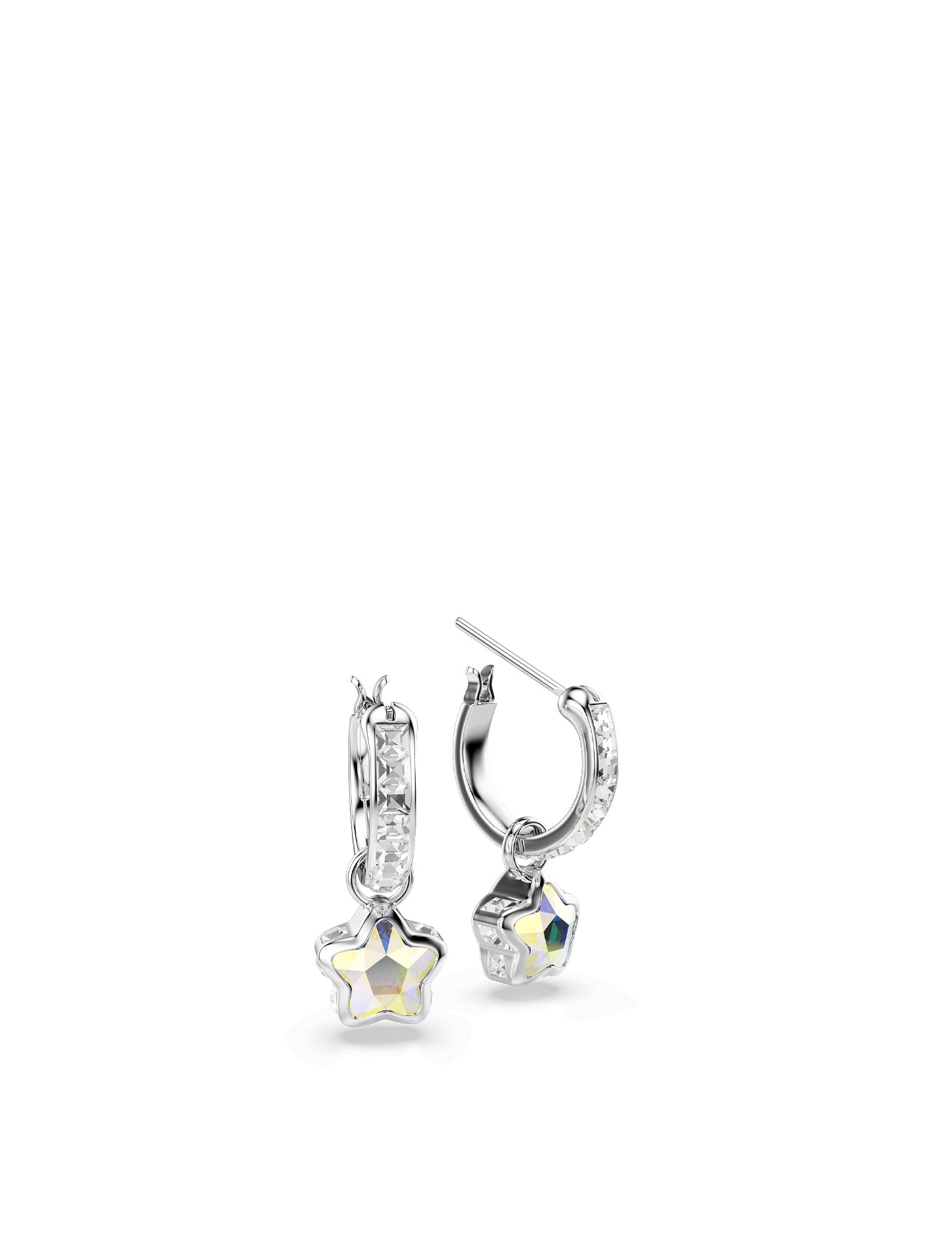 Chroma Silver Hoop Earrings