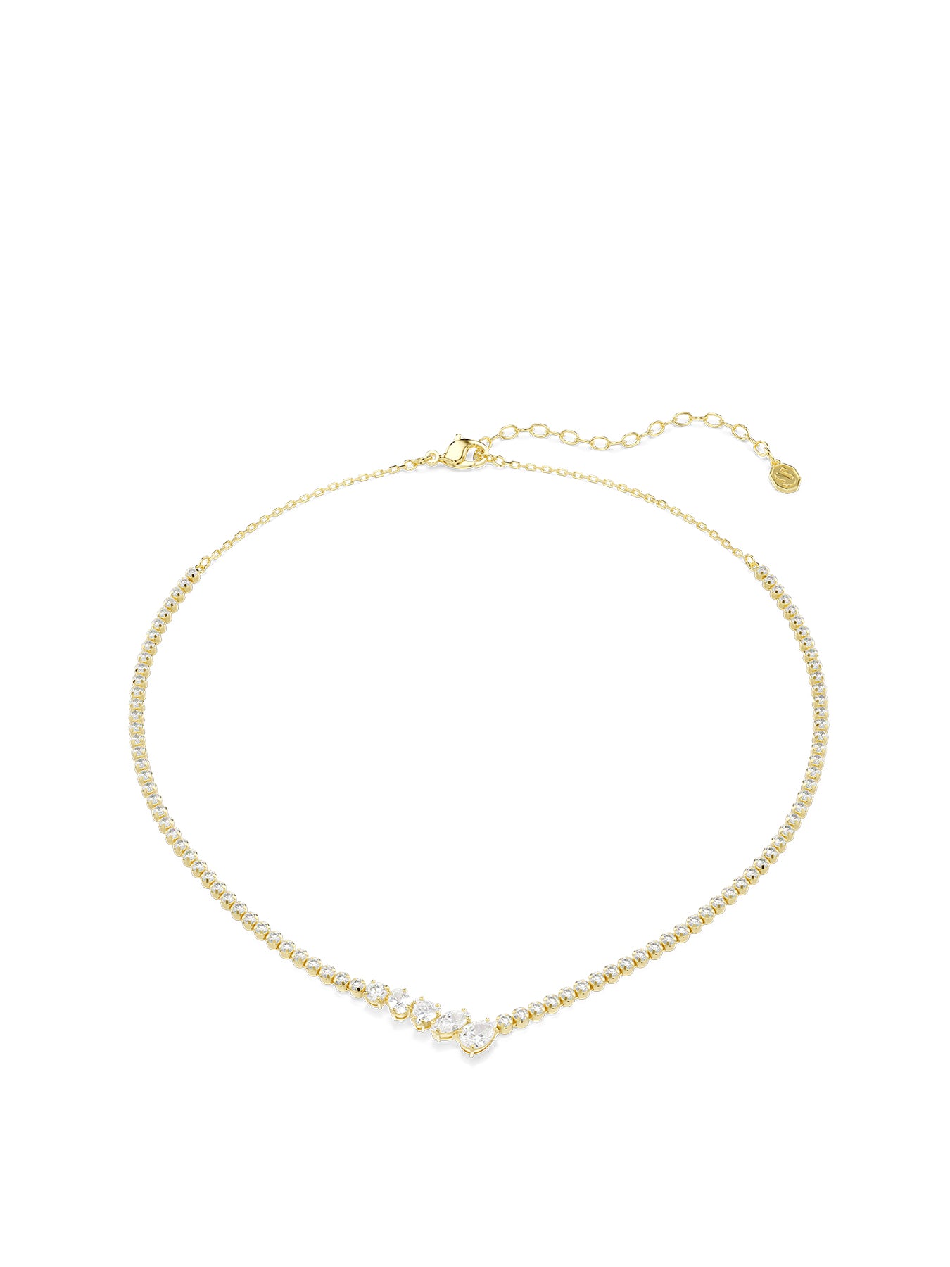 Mesmera V-Shape Chain Necklace Gold
