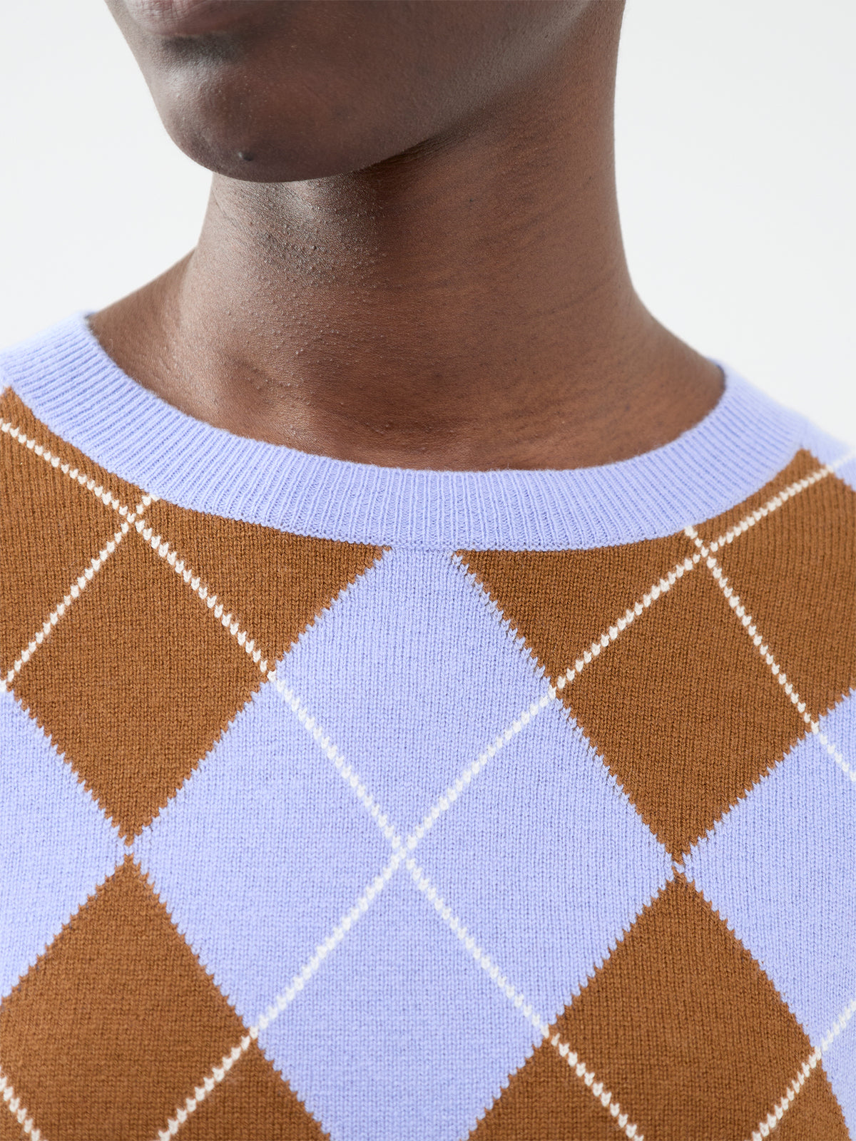 Diamond Wool & Cashmere Blend Jumper
