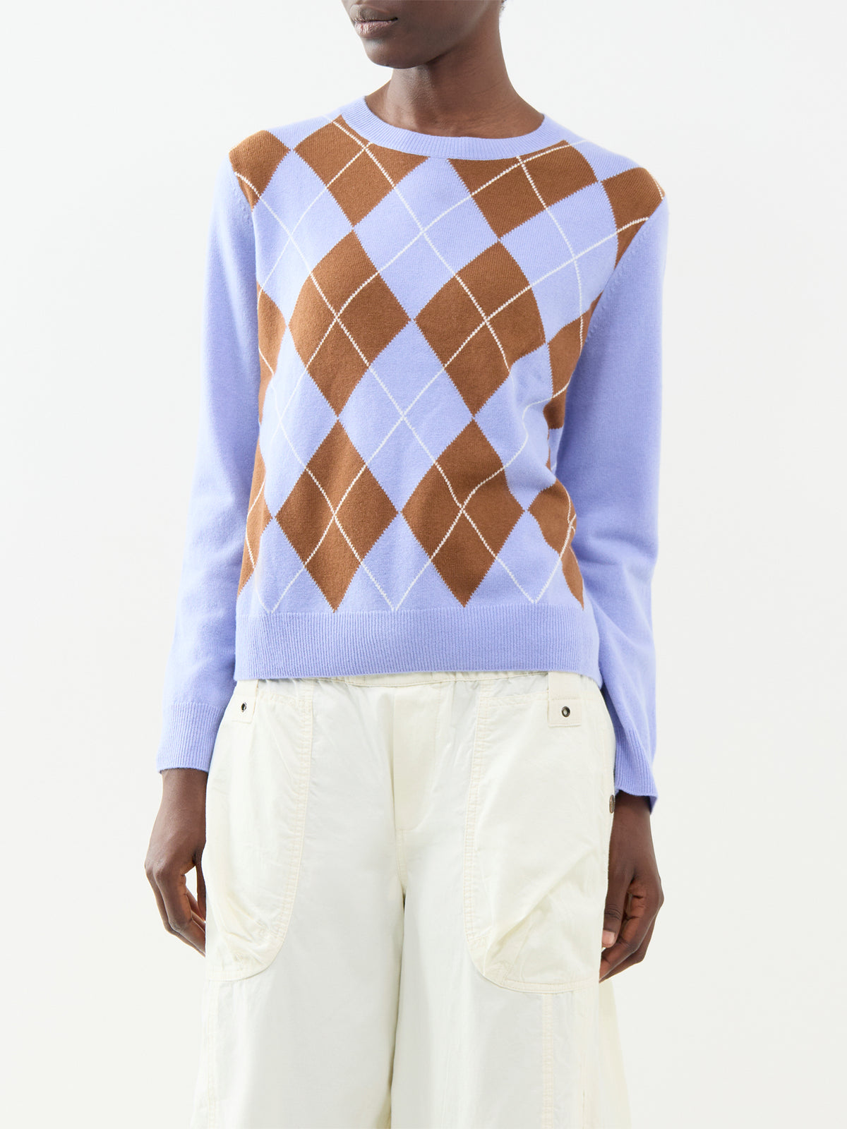 Diamond Wool & Cashmere Blend Jumper