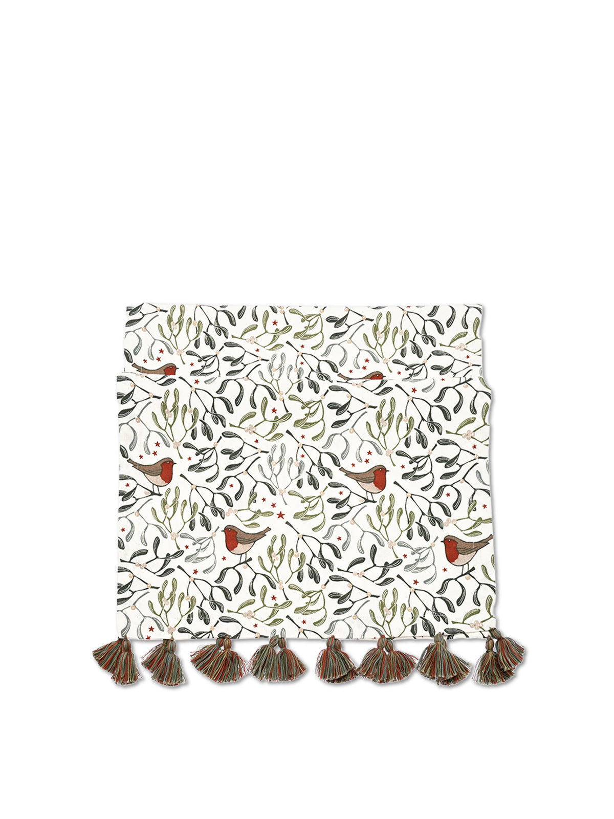 Robin & Mistletoe Christmas Table Runner