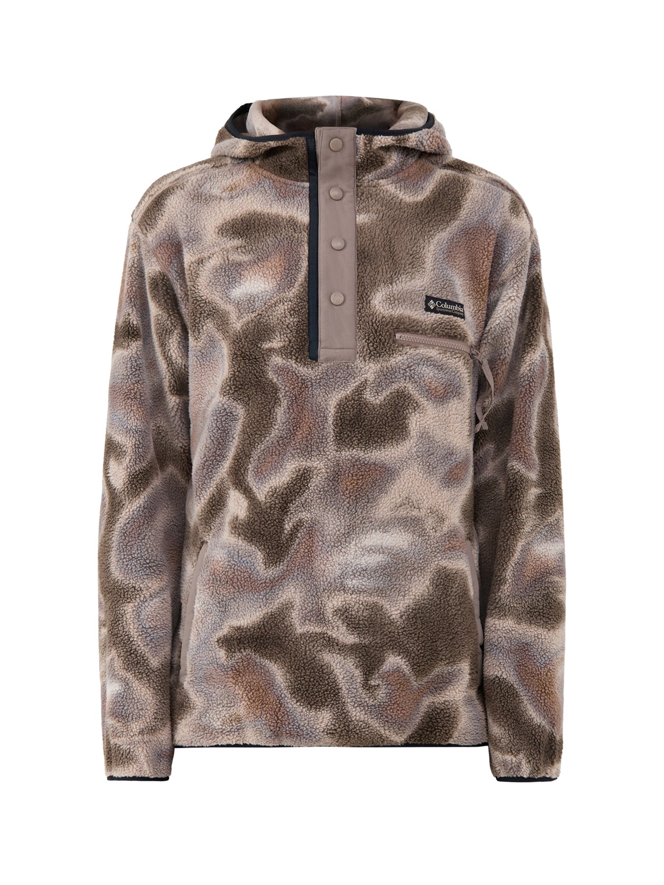 Helvetia II Printed Hoodie - Iron Dyeflow