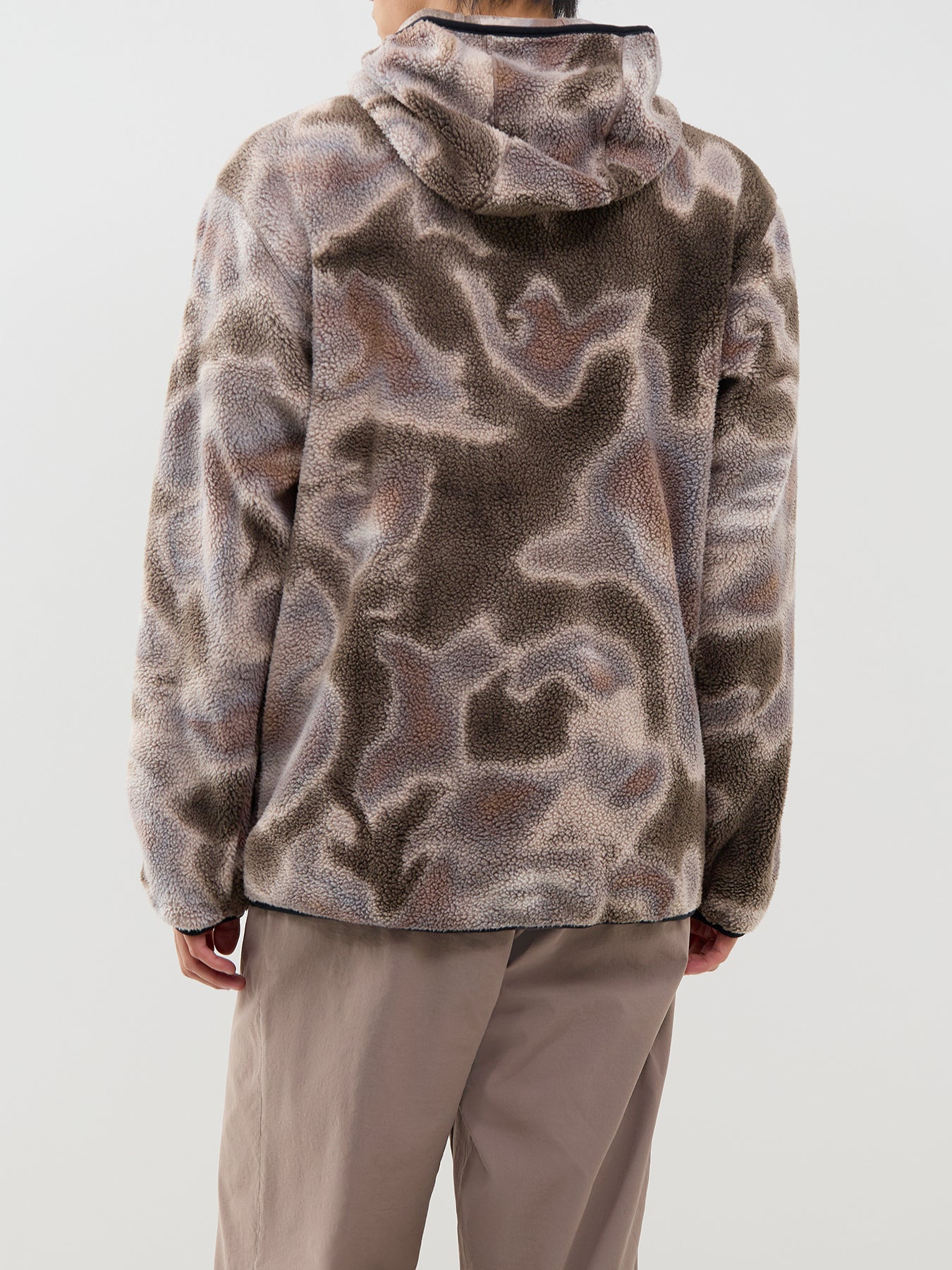 Helvetia II Printed Hoodie - Iron Dyeflow