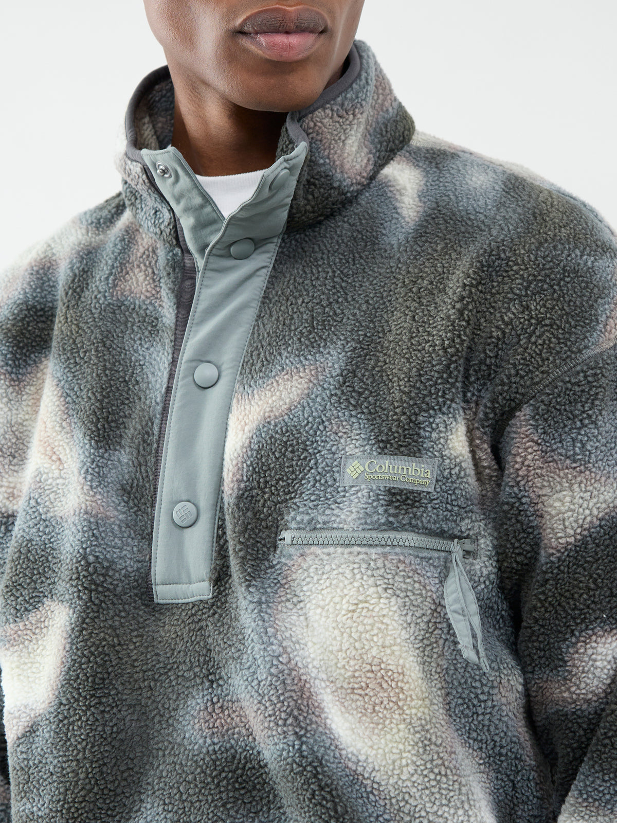 Helvetia II Printed Half-Snap Fleece