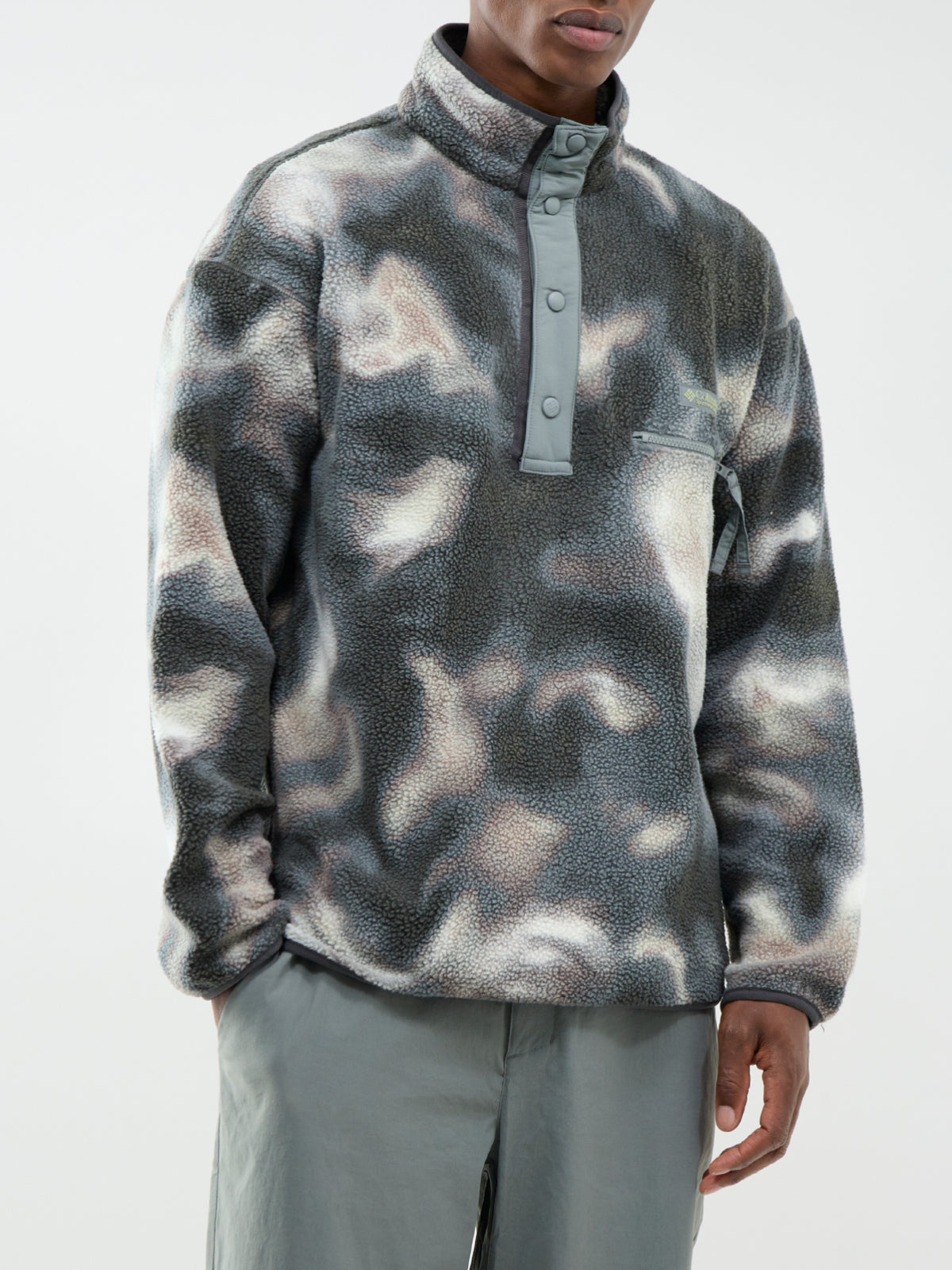 Helvetia II Printed Half-Snap Fleece