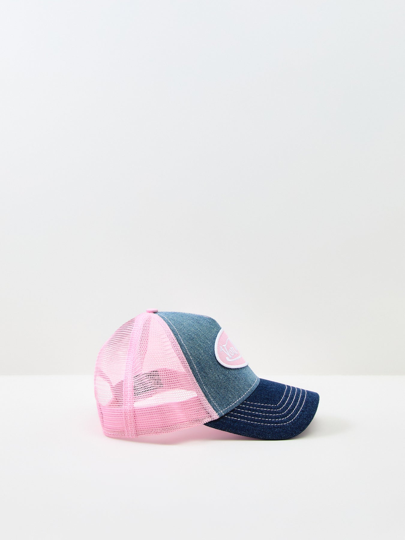 Contrast Denim Baseball Cap