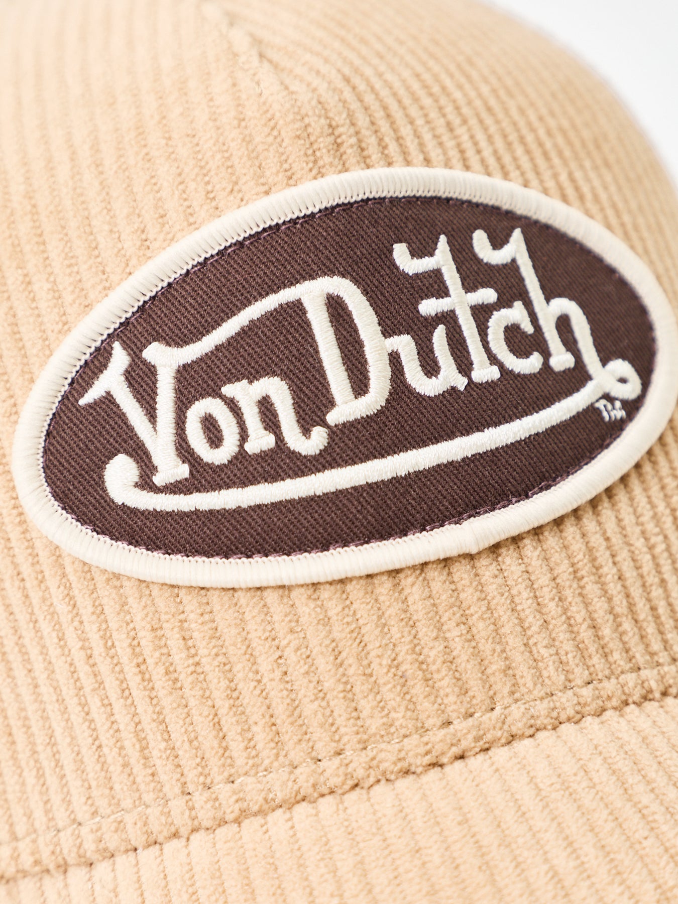 Corduroy Trucker Cap Khaki