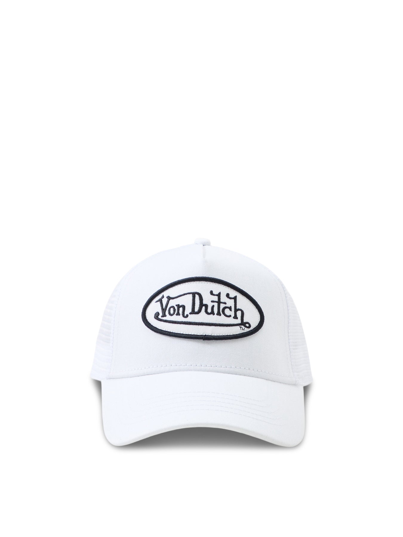 Staple Trucker Cap White