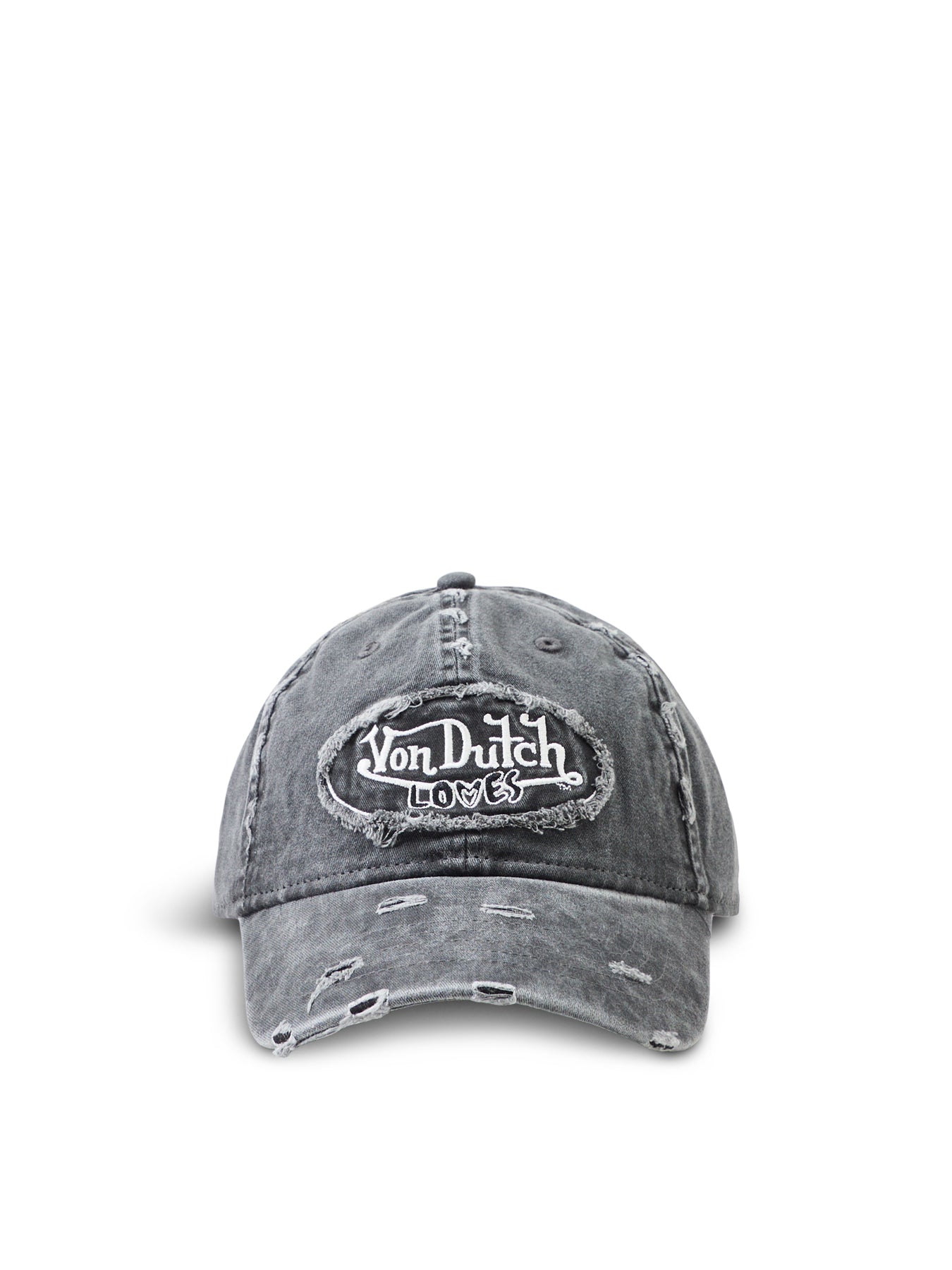 Distressed Dad Cap Black