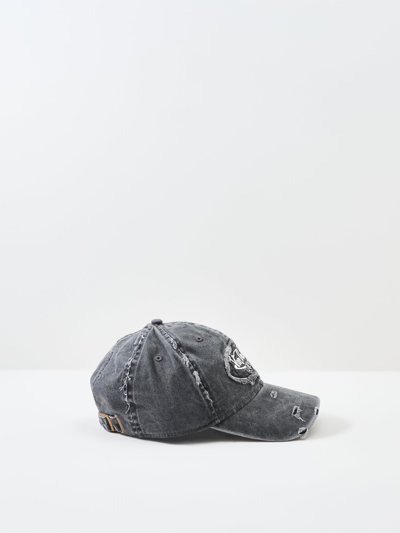 Distressed Dad Cap Black