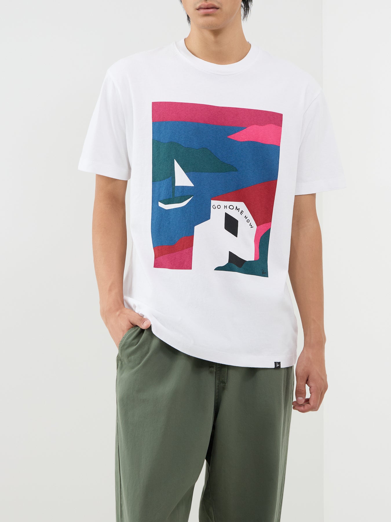Cotton No Vacation T-Shirt - White