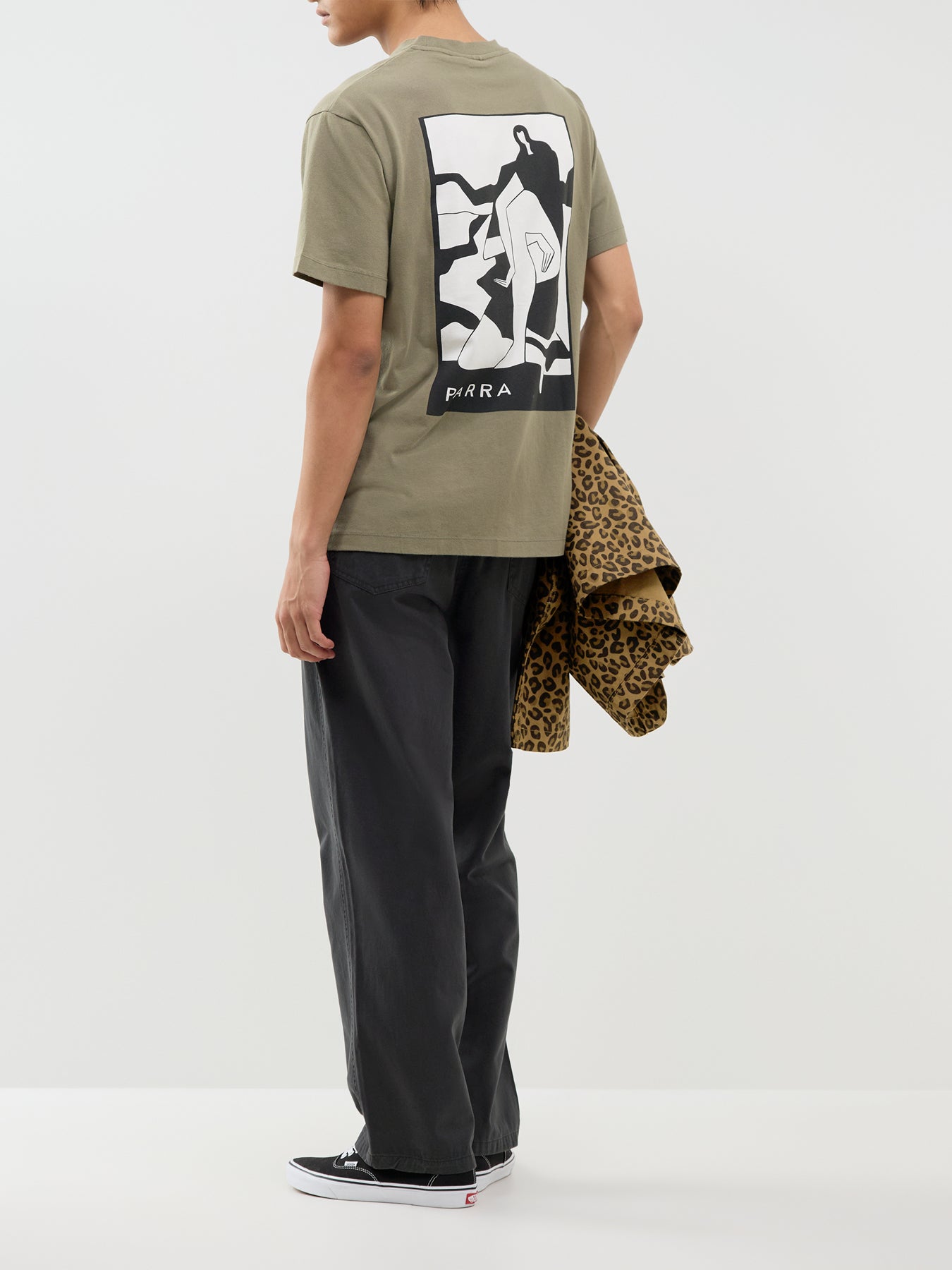 Cotton Waiting For You T-Shirt - Green
