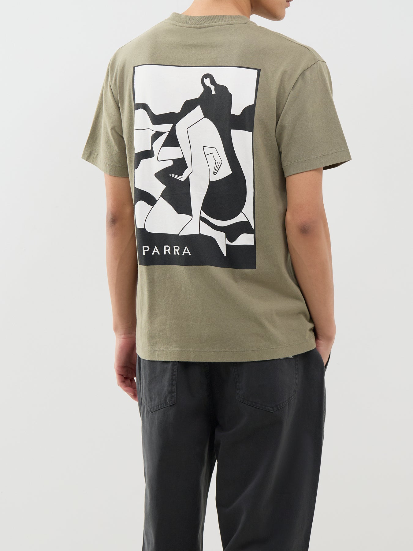 Cotton Waiting For You T-Shirt - Green