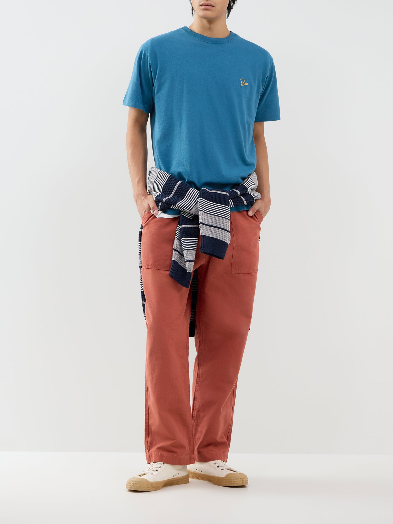 Cotton Signature T-Shirt - Blue