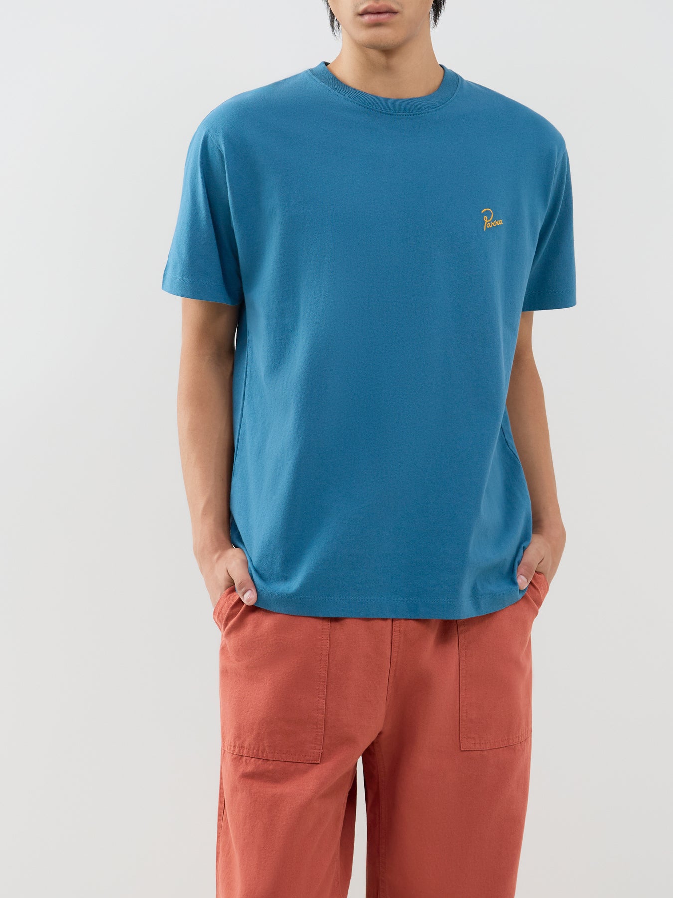 Cotton Signature T-Shirt - Blue