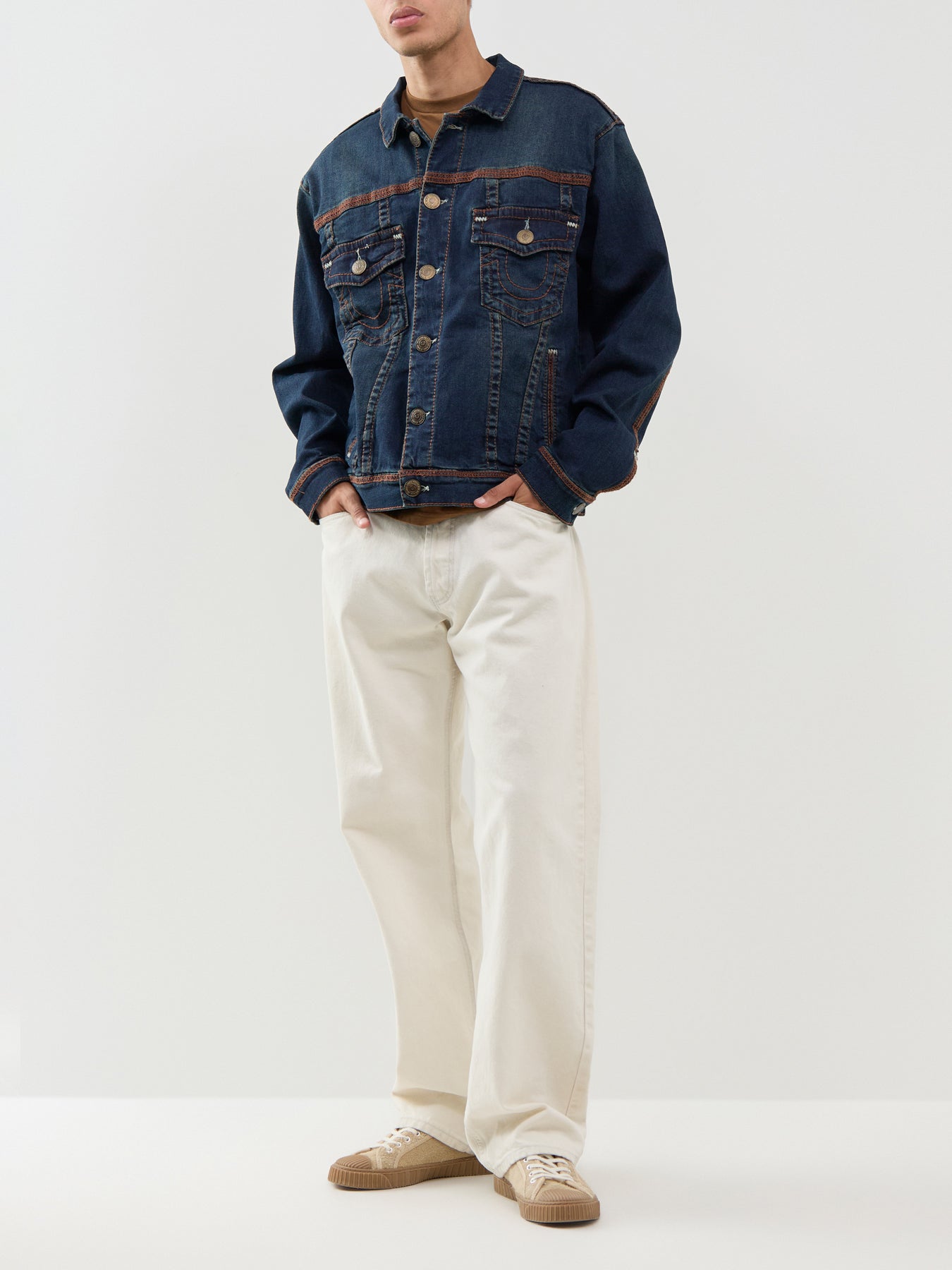 Super Flatlock Trucker Jacket