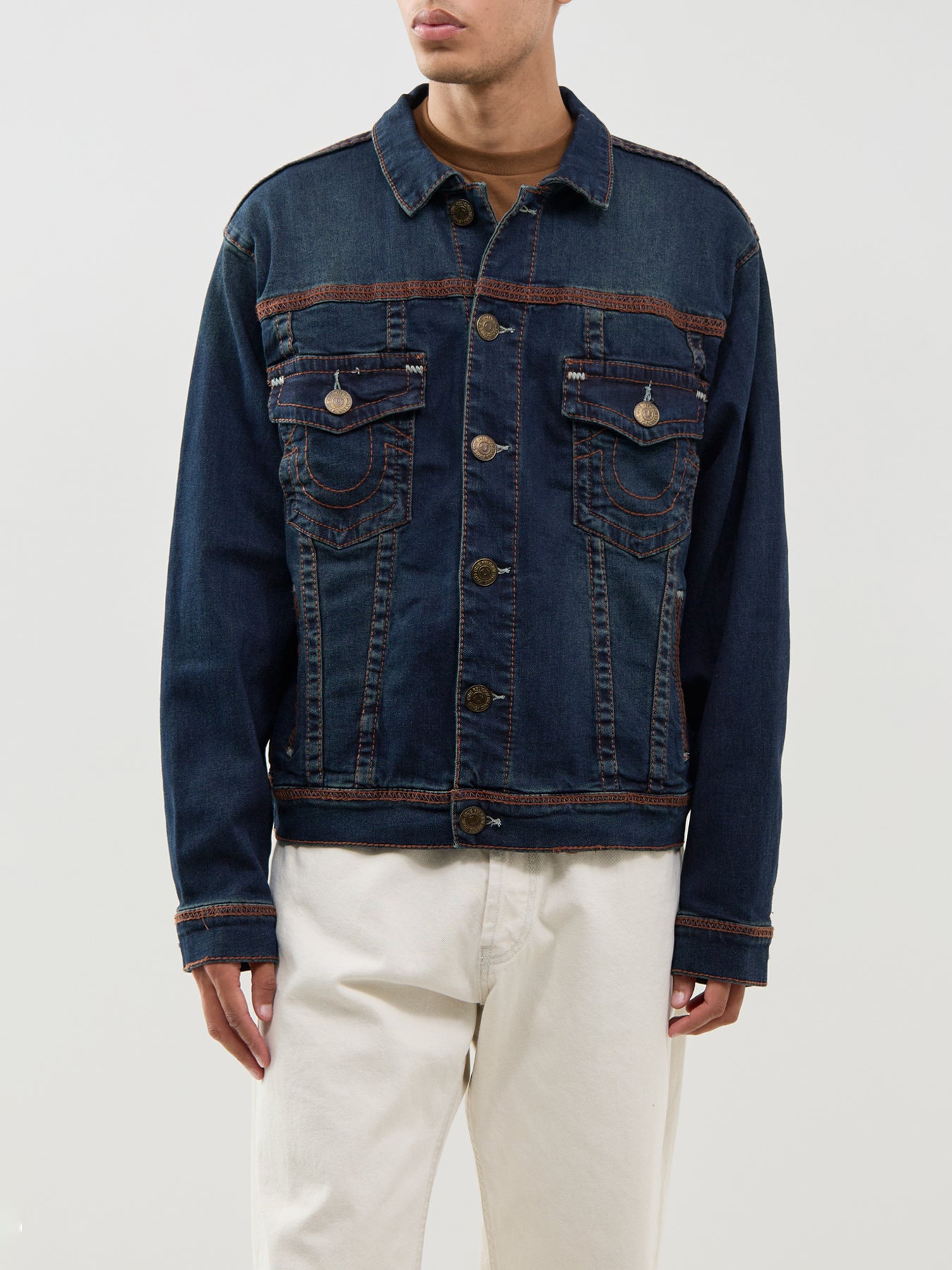 Super Flatlock Trucker Jacket