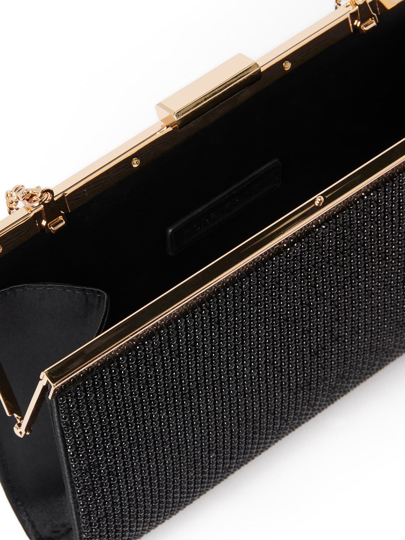 Lucy Sparkle Clutch Bag Black