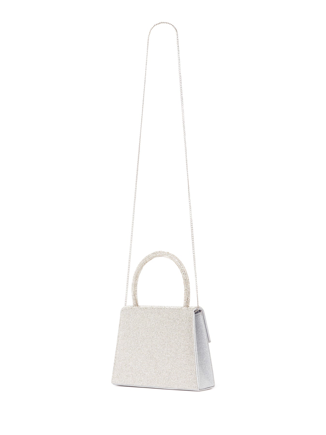Skye Sparkle Top Handle Mini Bag Silver