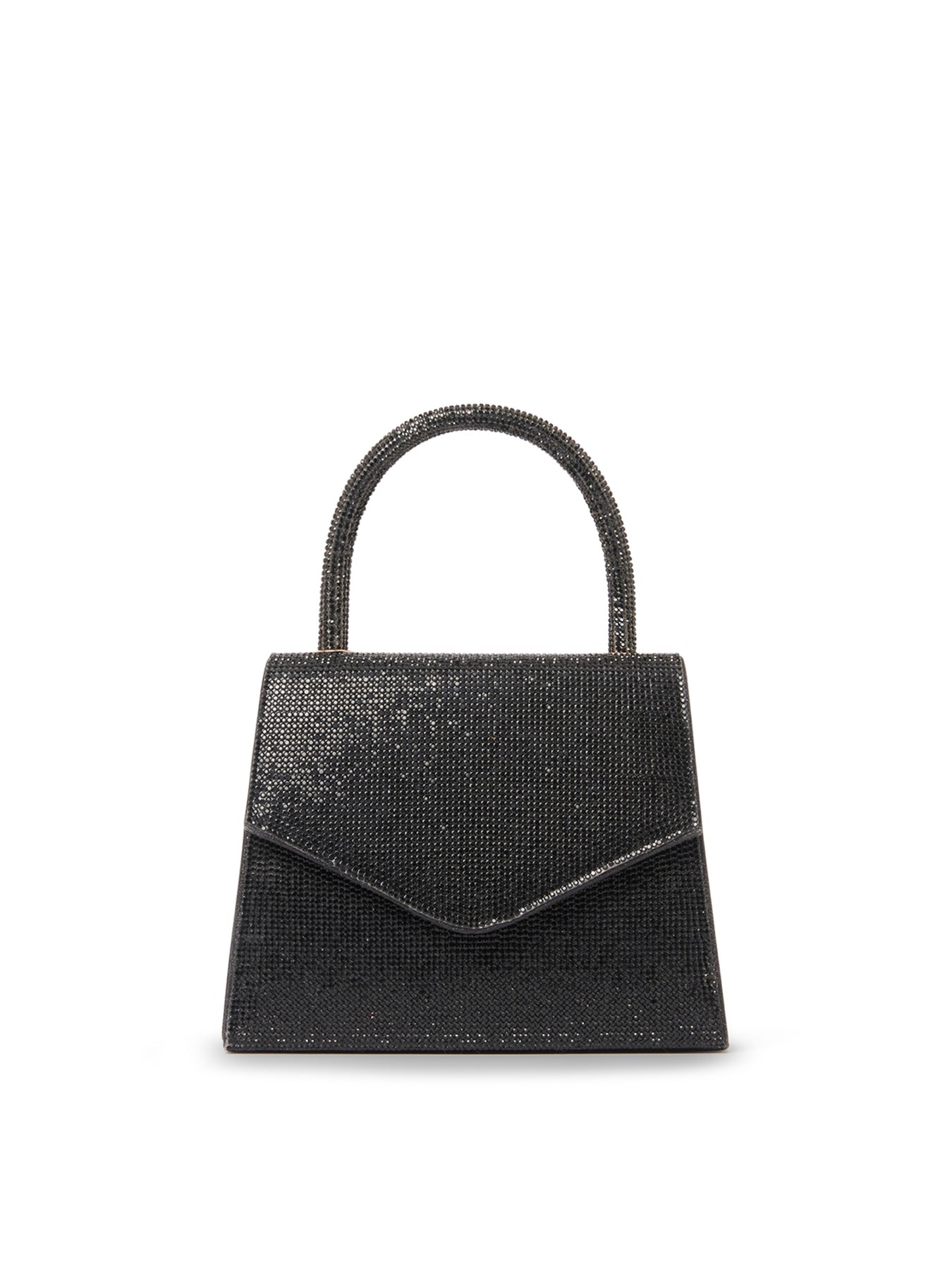Skye Sparkle Top Handle Mini Bag Black
