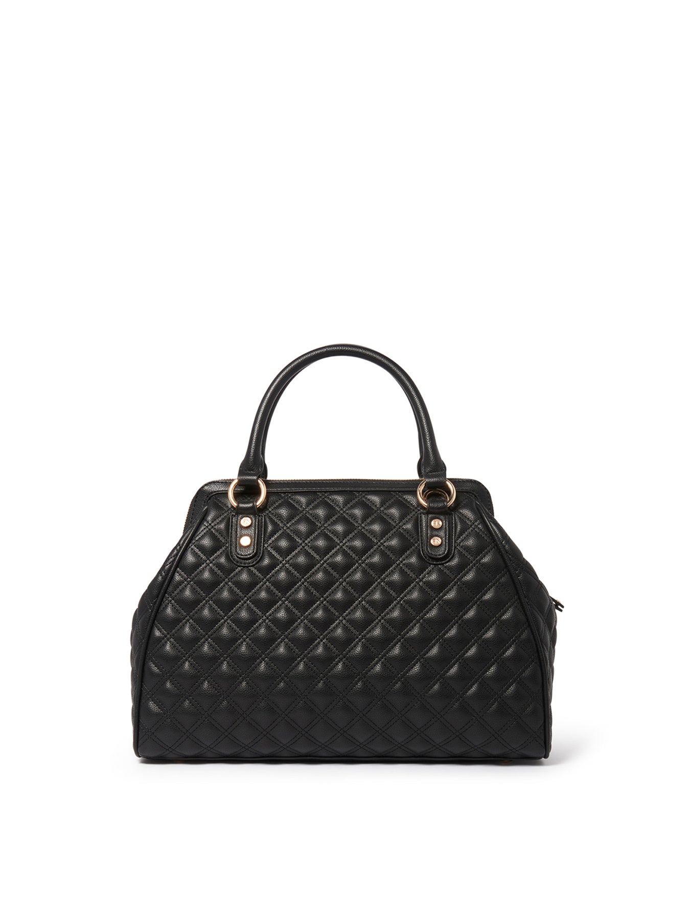 Signature Grace Quilted Tote Bag Black