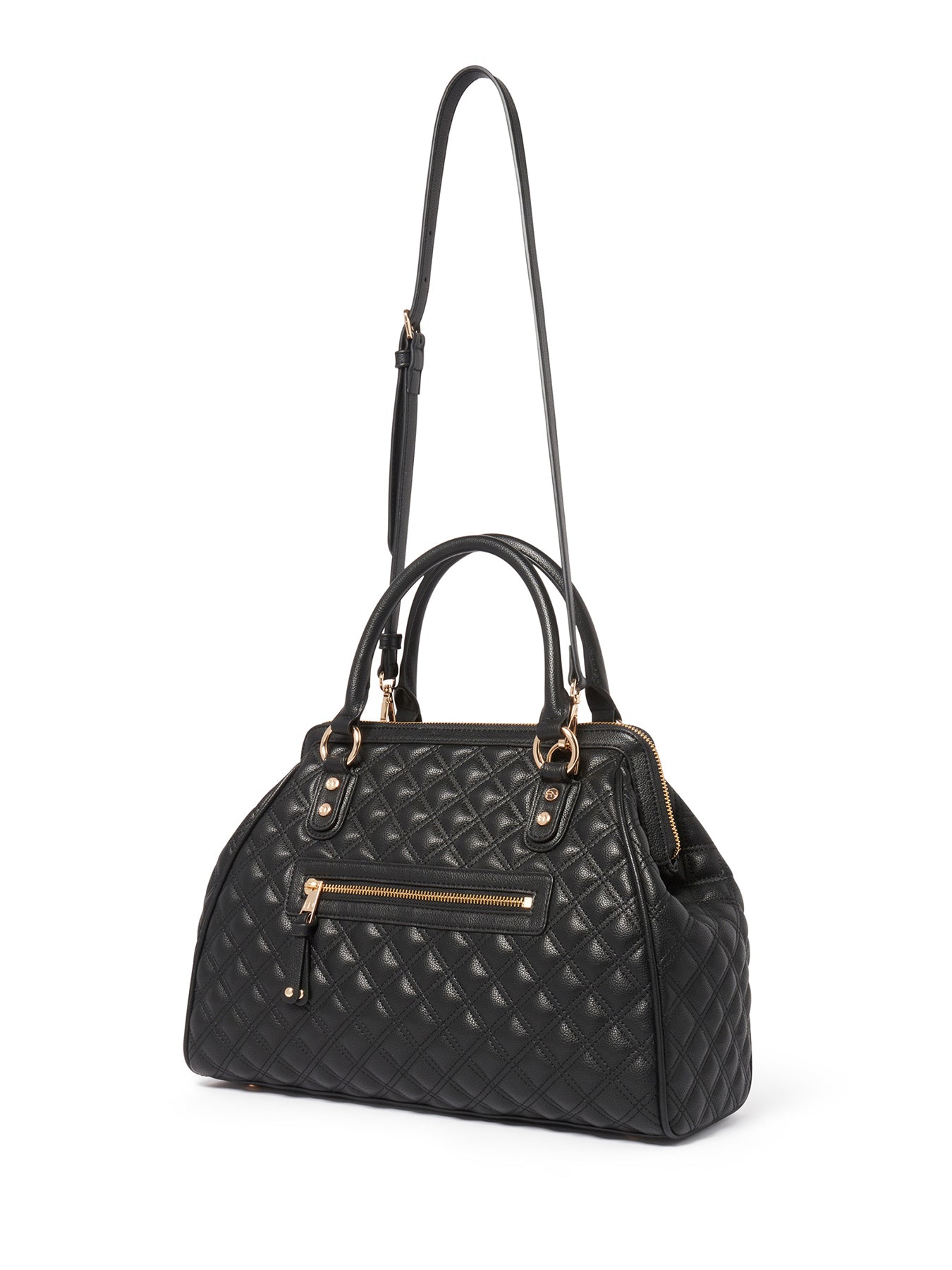 Signature Grace Quilted Tote Bag Black